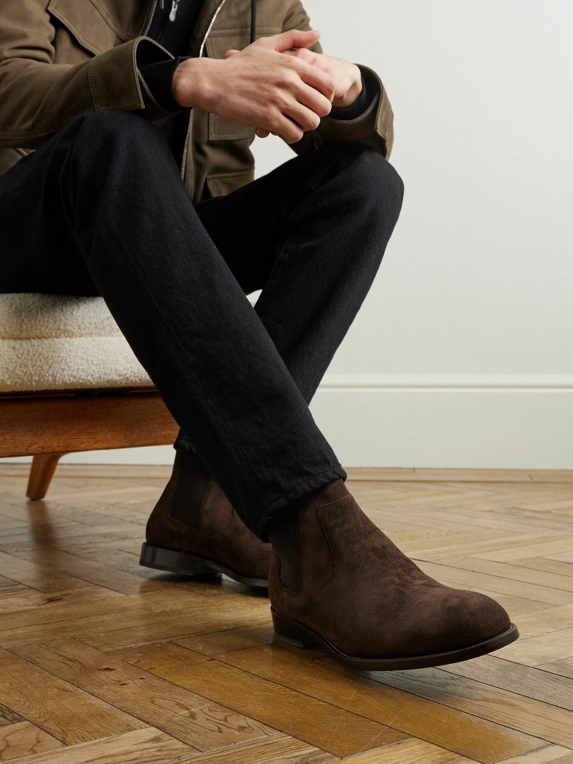 Paul Smith - Lawson Suede Chelsea Boots - Brown