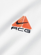 Nike - ACG Logo-Embroidered Dri-FIT T-Shirt - White