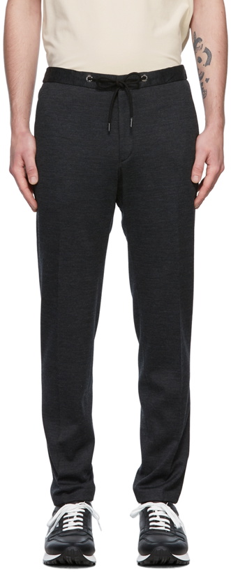 Photo: Boss Grey Slim-Fit Wool Trousers