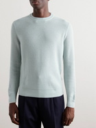 Loro Piana - City Birdseye Baby Cashmere Sweater - Blue