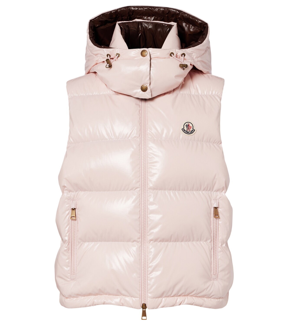 Moncler Pink Down Luzule Vest Moncler