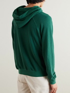 Les Tien - Garment-Dyed Cotton-Jersey Hoodie - Green