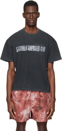 Stockholm (Surfboard) Club Black Printed Pocket T-shirt