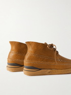 Visvim - Canoe Moc II-Folk Full-Grain Leather Boots - Brown