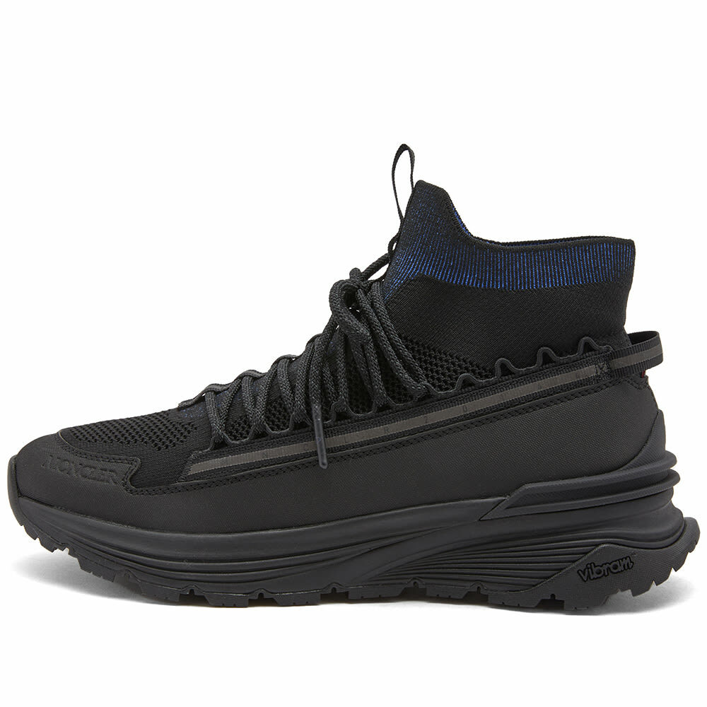 Moncler Men's Monte Runner High Top Sneakers in Black Moncler
