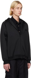 NEEDLES Black Zipped Hoodie