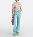 Chloé Printed cotton jersey T-shirt