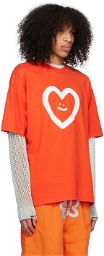 Marshall Columbia SSENSE Exclusive Orange Smiley Star T-Shirt