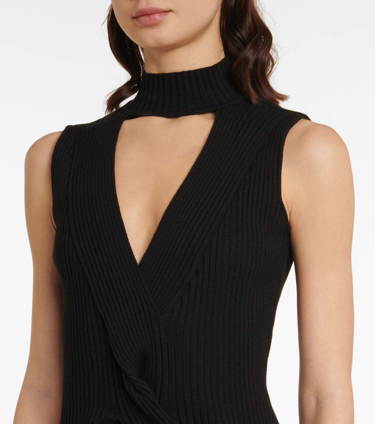 Wolford - Ribbed-knit wool-blend top Wolford