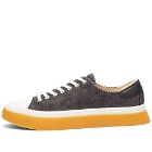 East Pacific Trade Men's Dive Layer Corduroy Sneakers in Grey