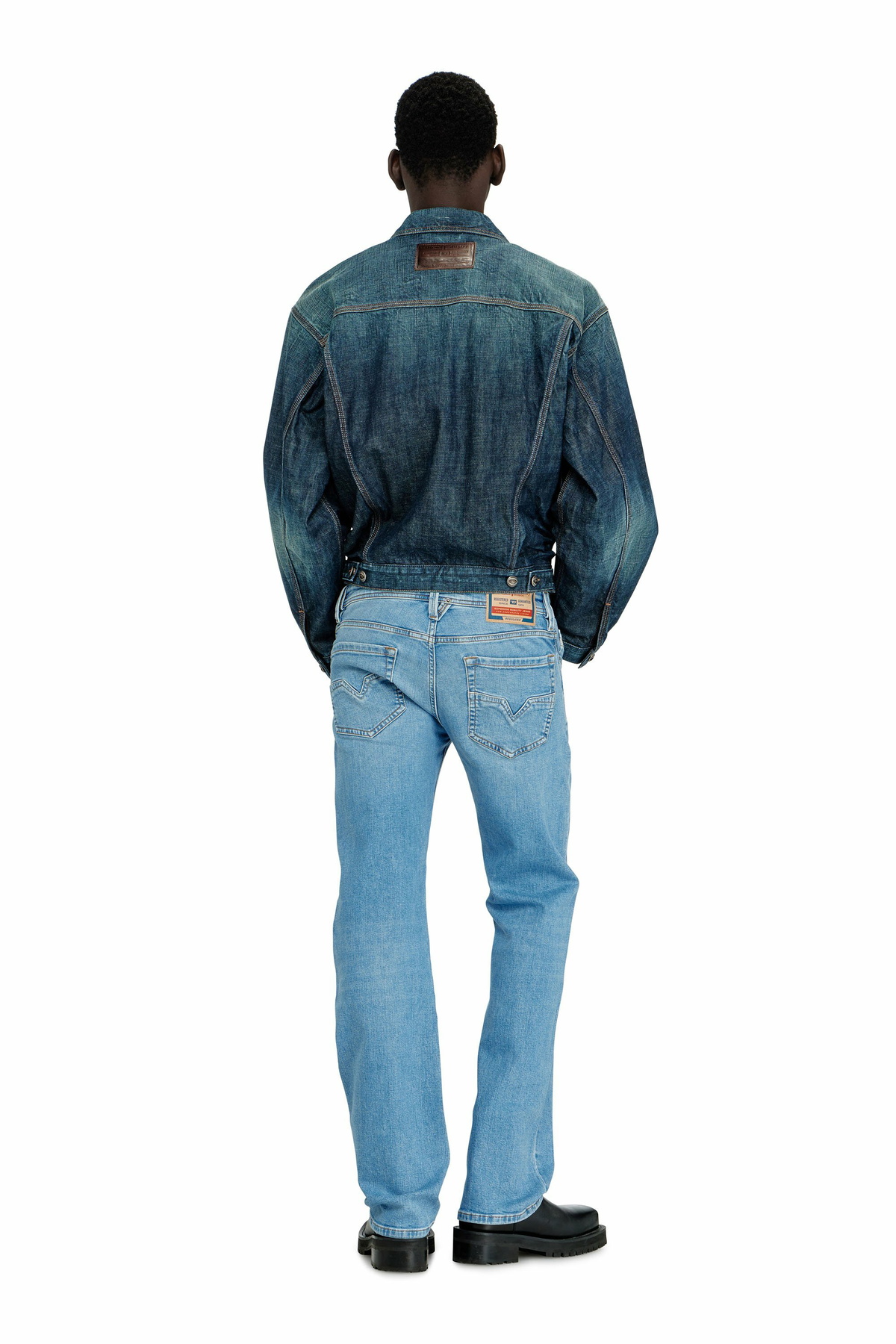 Diesel Regular Jeans Low Waist 1985 Larkee - Jeans Mens in Blue
