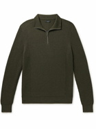 Club Monaco - Cashmere Half-Zip Sweater - Green