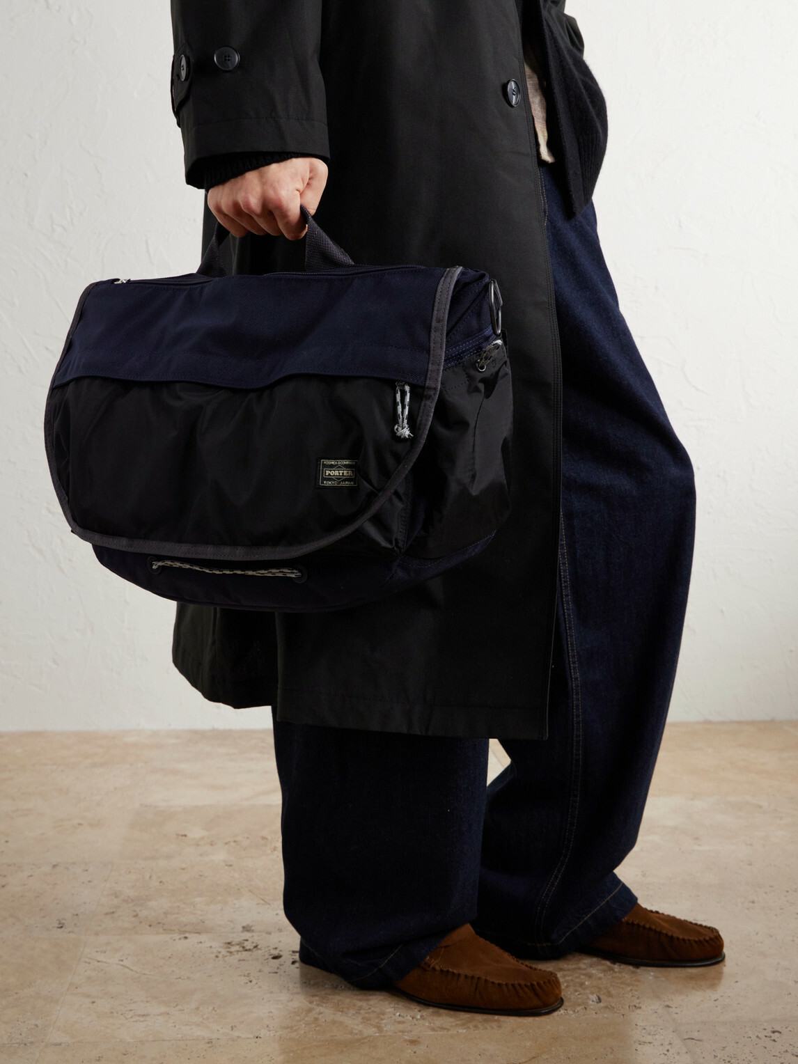 Porter-Yoshida and Co - New Hype Shell Messenger Bag - Blue