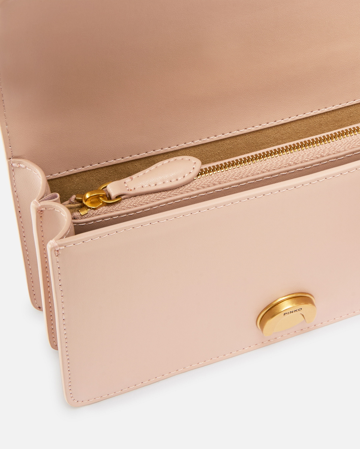 Pinko Mini Love Bag One Simply Pink/Dusty Pink Antique Gold Pinko