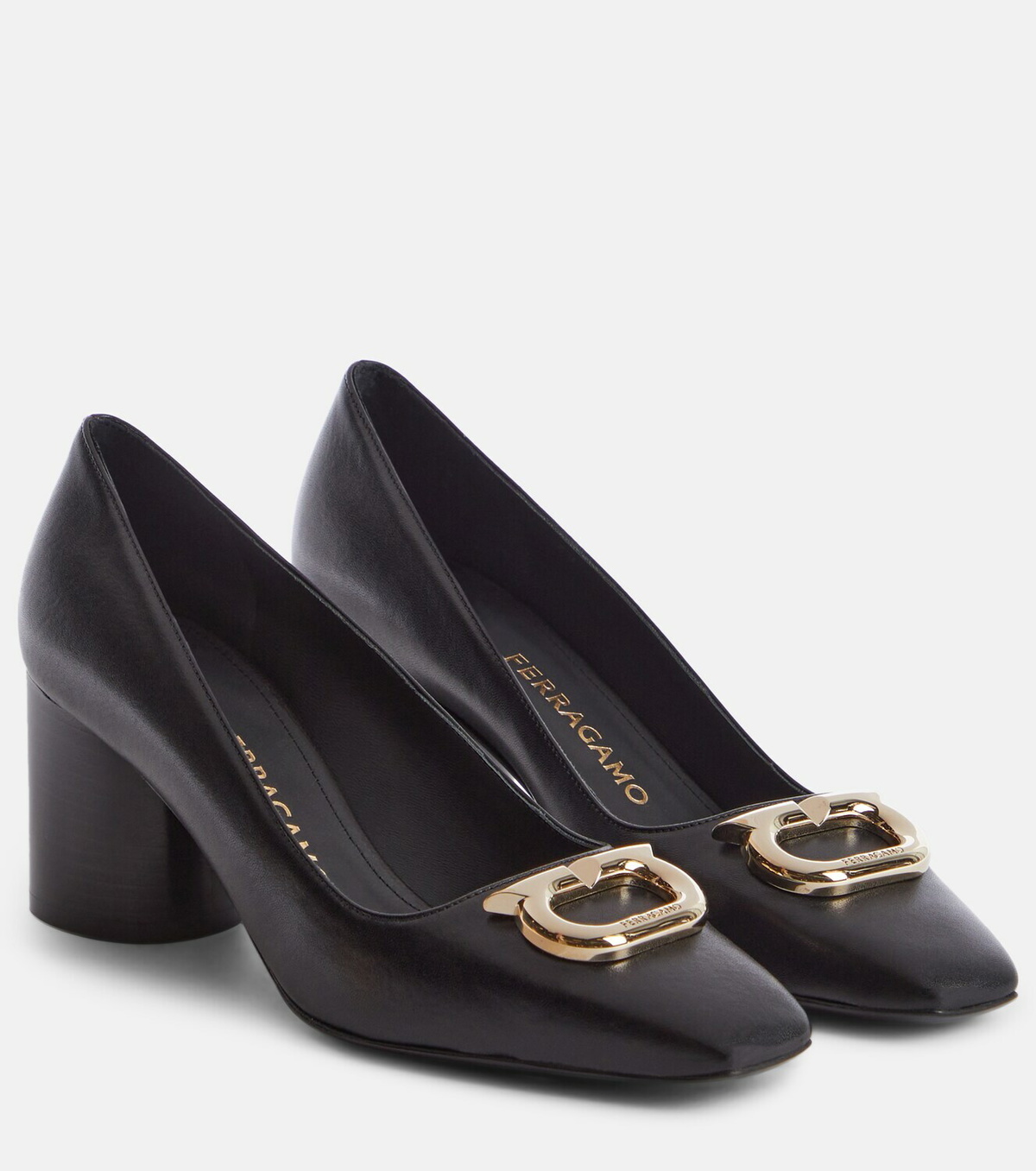 Ferragamo Pania embellished leather pumps Salvatore Ferragamo