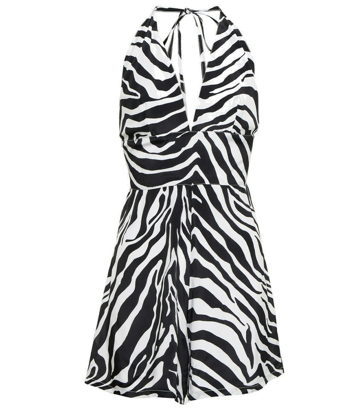 Photo: Alexandra Miro Irena zebra-print jumpsuit