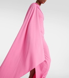 Solace London Lydia draped gown