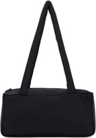 AMOMENTO Black Padded Square Shoulder Bag