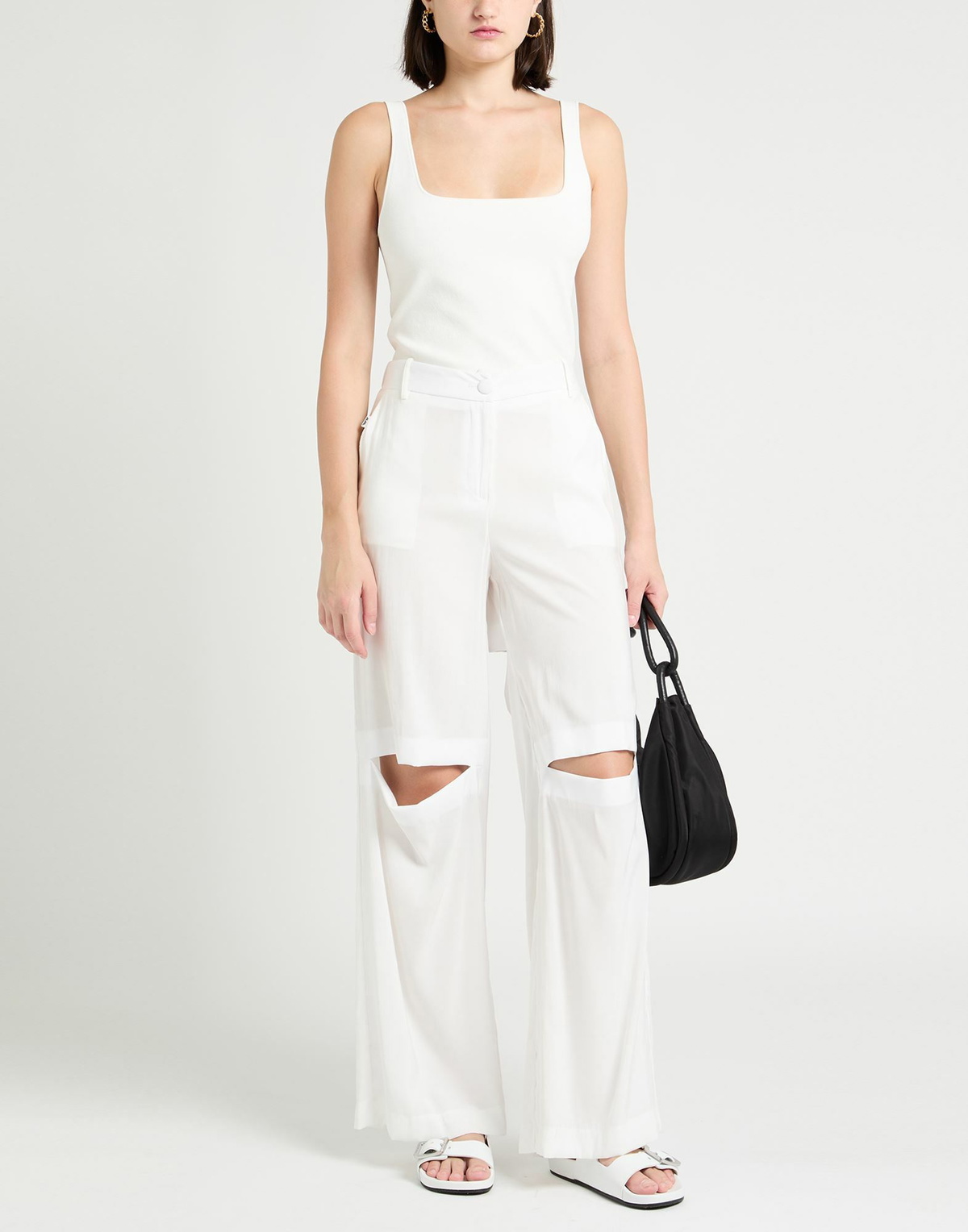 Jijil Womens Pants in White