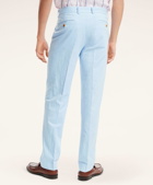 Brooks Brothers Men's Milano Slim-Fit Stretch Cotton Linen Chino Pants | Chambray