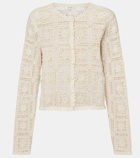 Frame Crochet cotton cardigan