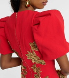Rebecca Vallance Versailles sequined crêpe midi dress