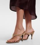 Herbert Levine Kiss And Tell 100 suede mules