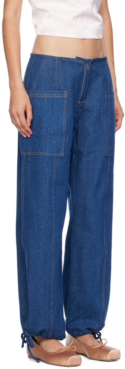 Sandy Liang Indigo Tifosi Jeans