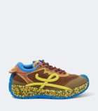 Loewe Pogo suede-trimmed sneakers