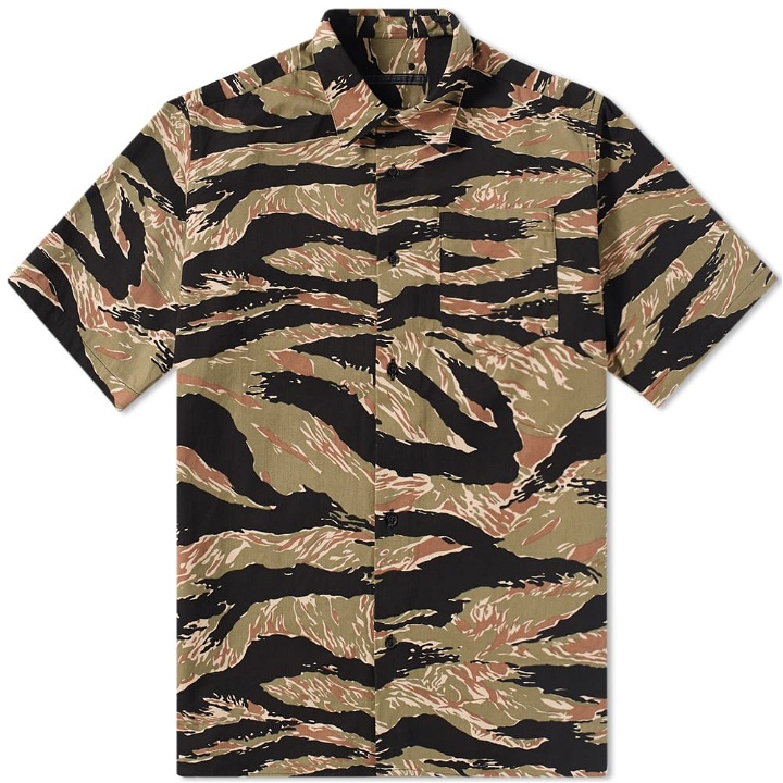 Photo: SOPHNET. Short Sleeve Tiger Camouflage Shirt