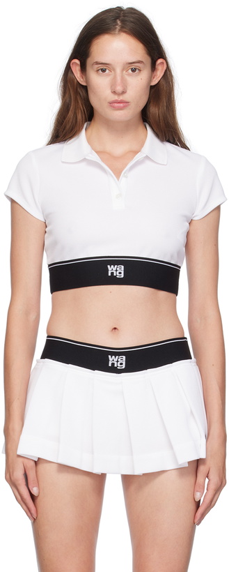 Photo: alexanderwang.t White Cheerleader Polo