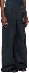 Song for the Mute Black Super Baggy Trousers