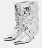 Isabel Marant Edrik metallic leather ankle boots