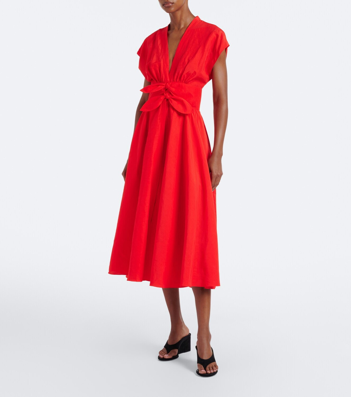 Alaïa Belted midi dress