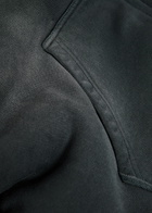 Picante Reversible Hooded Faux fur Cotton Jacket Black