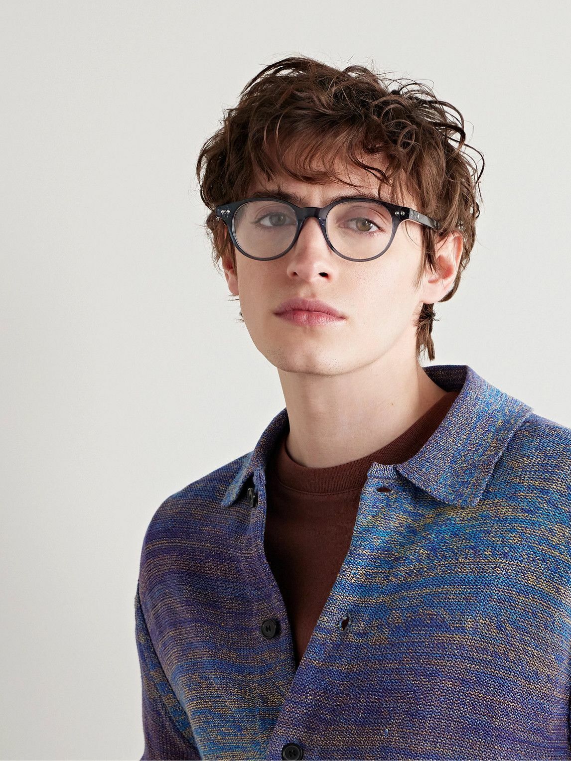 MONTBLANC EYEWEAR - Round-Frame Acetate Optical Glasses
