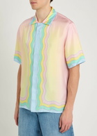 Casablanca The Love Of Dance Printed Silk Shirt Multicoloured 1