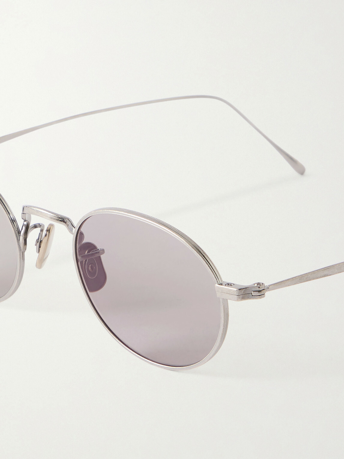 Auralee - Eyevan Round-Frame Titanium Sunglasses