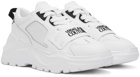 Versace Jeans Couture White Speedtrack Logo Sneakers