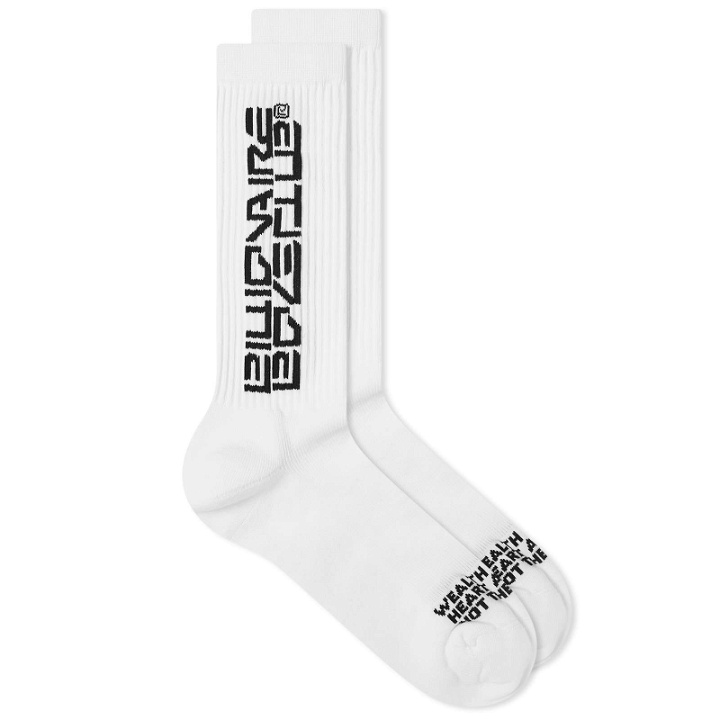 Photo: Billionaire Boys Club Men's Mantra Socks in White