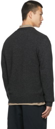 BEAMS PLUS Elbow Patch 7G Cardigan