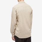 Norse Projects Men's Anton Brushed Flannel Button Down Shirt in Utility Khaki