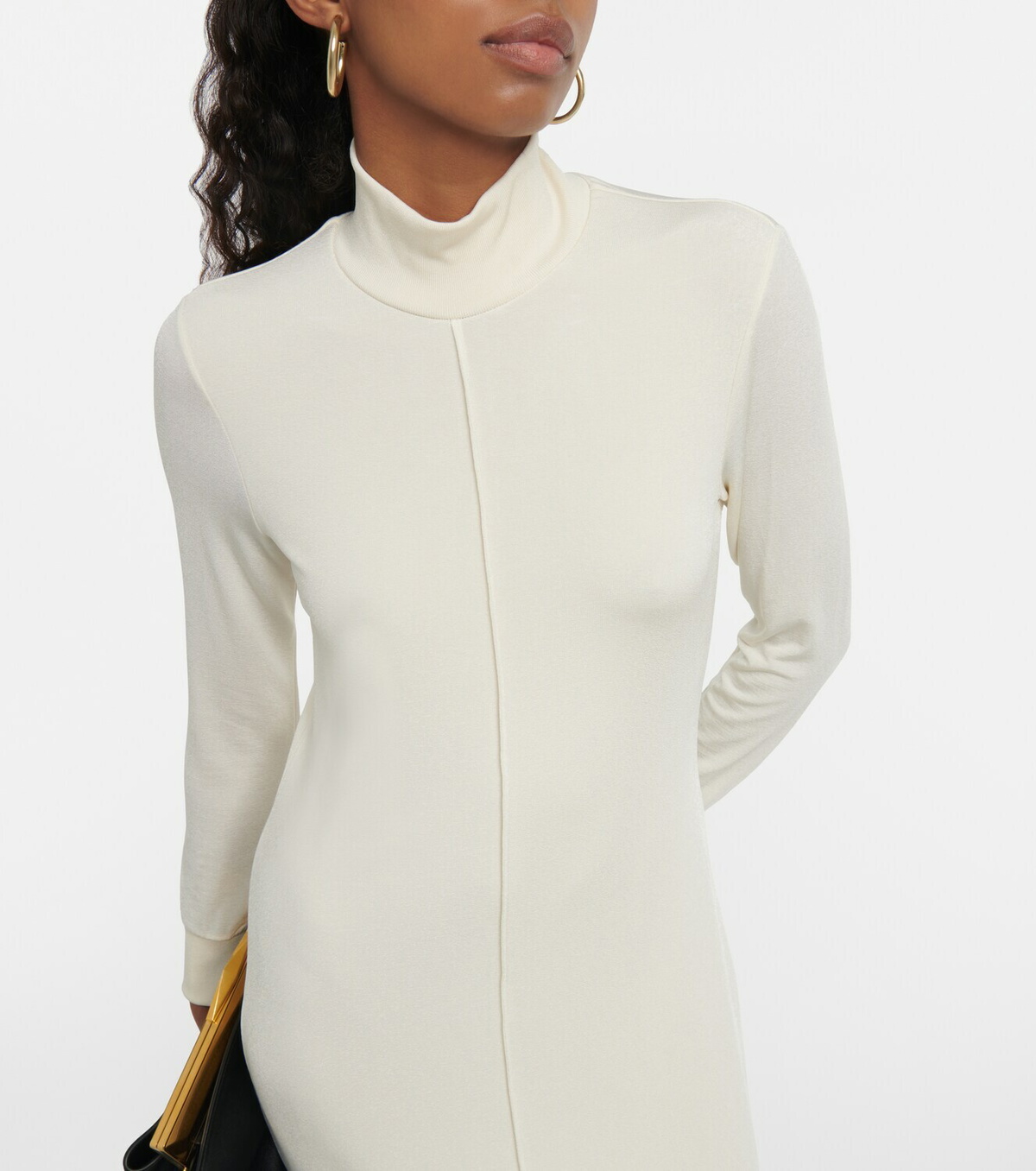 Khaite - Devon crpe jersey midi dress Khaite