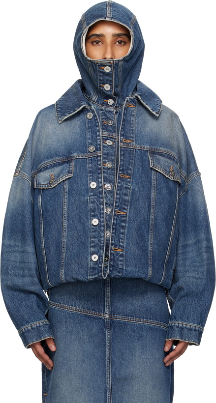 Photo: Jean Paul Gaultier Blue 'The Double' Denim Jacket