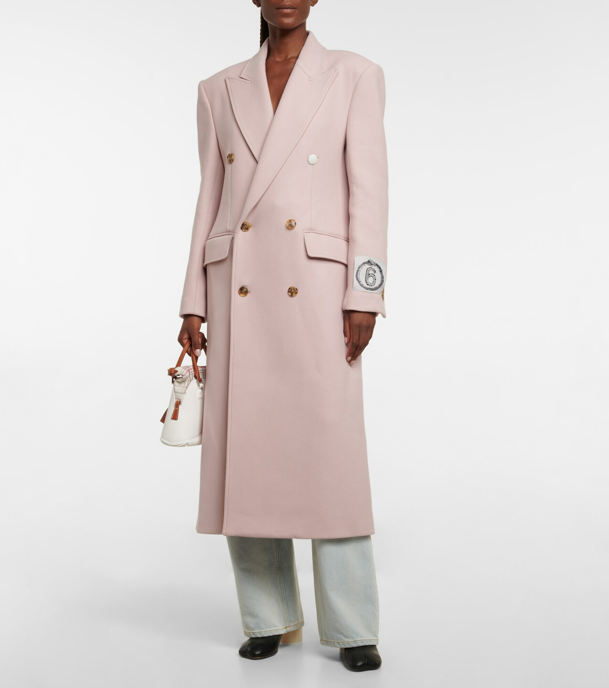 MM6 Maison Margiela - Double-breasted wool-blend coat MM6 Maison MM6 Maison Margiela - Double-breasted wool-blend coat MM6 Maison