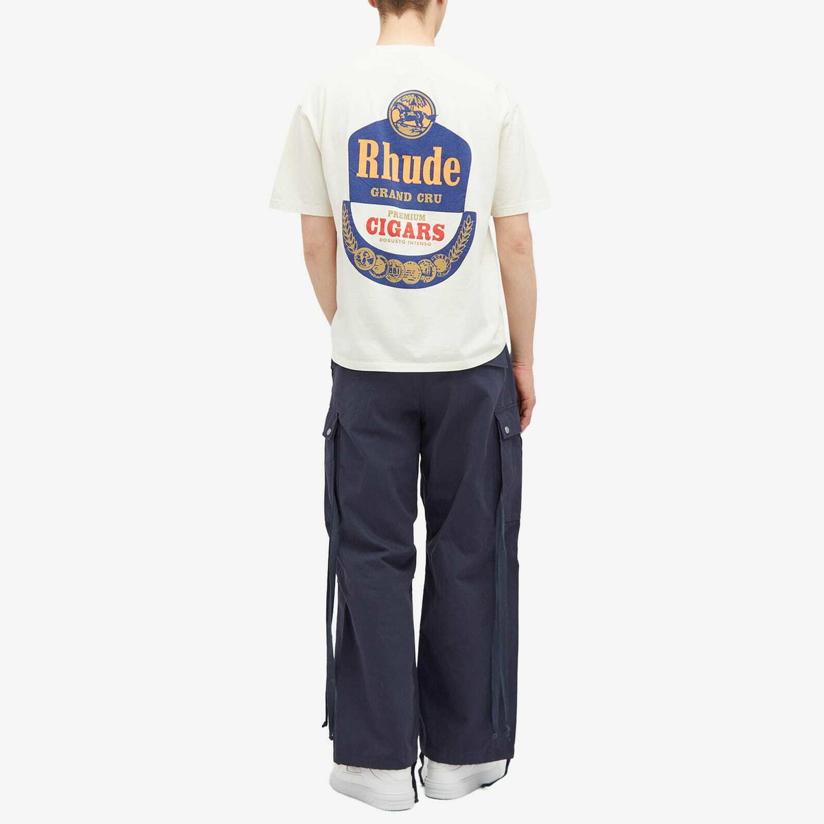Rhude Men's Grand Cru T-Shirt in Vtg White