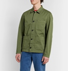 Alex Mill - Slim-Fit Stretch-Cotton Twill Shirt Jacket - Green