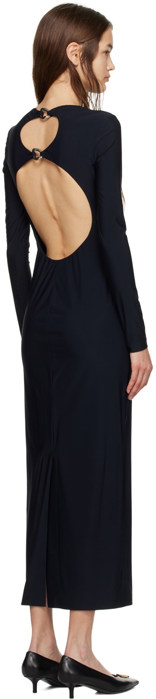 Burberry Black Cutout Maxi Dress Burberry