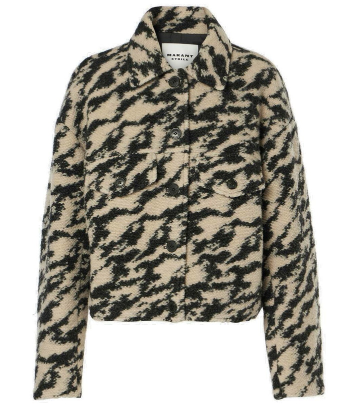 Photo: Marant Etoile Ferida printed wool-blend jacket