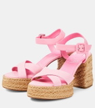 Christian Louboutin Calakala 70 suede espadrille sandals
